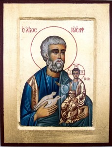 Ikona - Święty Józef  18x14 cm