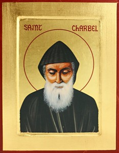 Ikona - Św. Charbel (średnia)