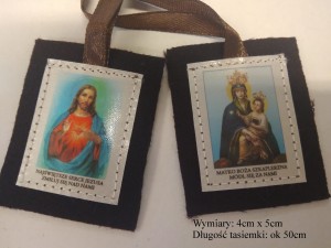 Szkaplerz Karmelitański Płócienny 5