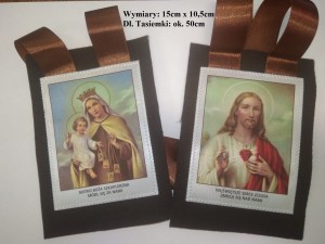 Szkaplerz Karmelitański Płócienny 6