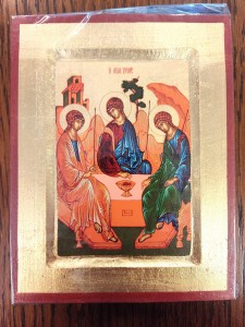 Ikona - Trójca Święta Andrieja Rublowa (średnia)
