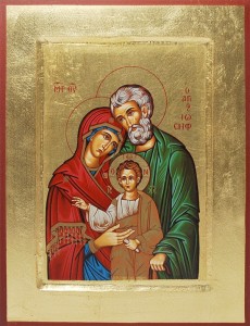 Ikona -  Święta Rodzina wzór 2 (średnia)