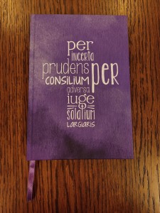 Notatnik KDM (cegiełka) - śliwkowy