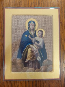 Ikona - Matka Boża Szkaplerzna z Czernej (średnia)