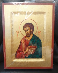 Ikona - Święty Łukasz Ewangelista (średnia)
