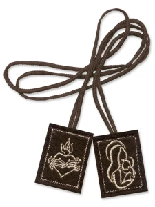 Szkaplerz Karmelitański Haftowany 1 