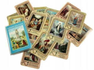Tajemnice Różańcowe (karty w niebieskim laminowanym opakowaniu)