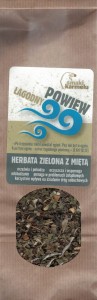 ŁAGODNY POWIEW - herbata zielona z miętą - 50g