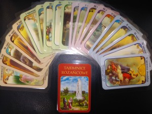 Tajemnice różańcowe (karty laminowane)