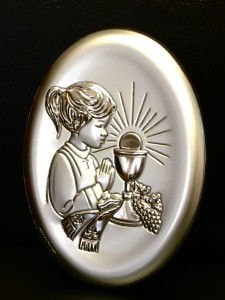 Obrazek srebrny owal 