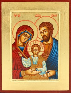 Ikona -  Święta Rodzina  (średnia)