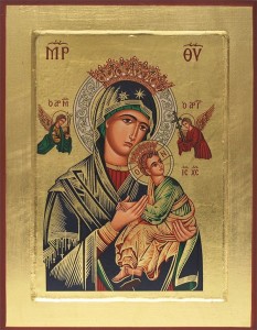 Ikona - Matka Boża Nieustającej Pomocy (średnia)