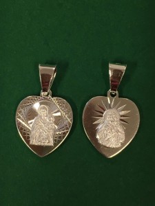 Medalik szkaplerzny srebrny - nr "11"