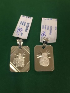 Medalik szkaplerzny srebrny - nr 14