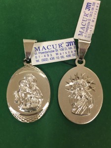 Medalik szkaplerzny srebrny - nr 18